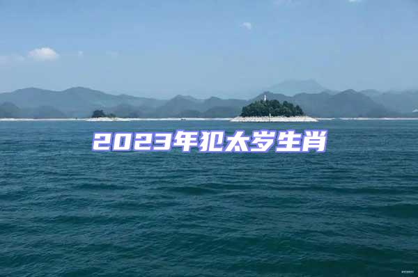 2023年犯太岁生肖